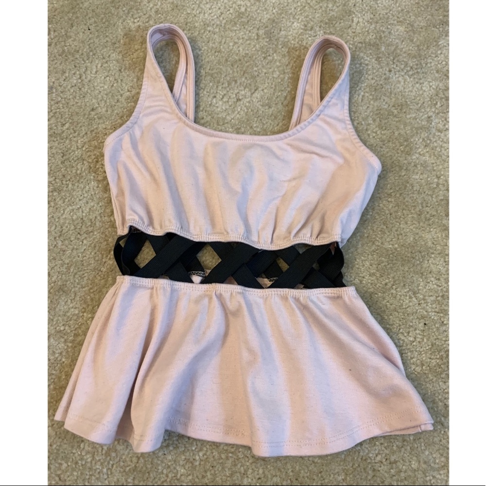 Light link peplum shirt Charlotte Russe